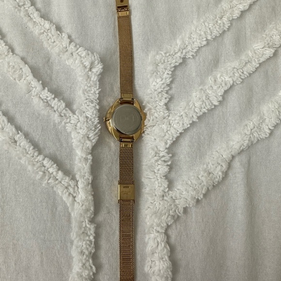Ted Baker London Mesh Strap Gold Watch - Picture 6 of 10